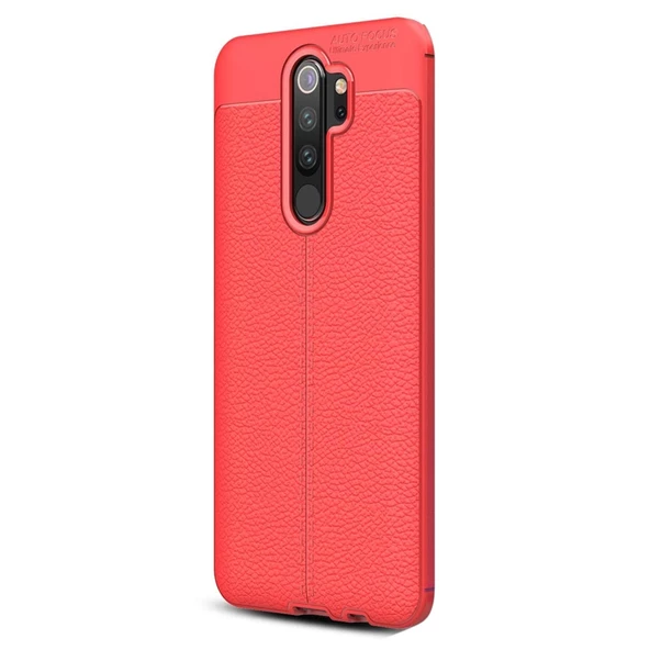 Gpack Xiaomi Redmi Note 8 Pro Kılıf Niss Silikon Deri Görünümlü