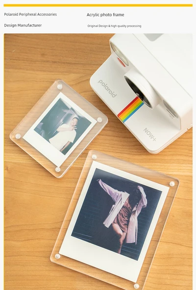 Fuji Mini 3 inç Uyumlu Akrilik Şeffaf Fotoğraf Çerçevesi - 4