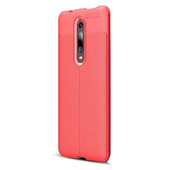 Gpack Xiaomi Redmi K20 Pro Kılıf Niss Silikon Deri GörünümlüNano Glass