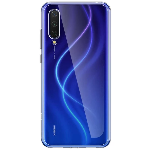 Gpack Xiaomi Mi 9 Lite Kılıf Süper Silikon Yumuşak Arka KorumaNano Glass