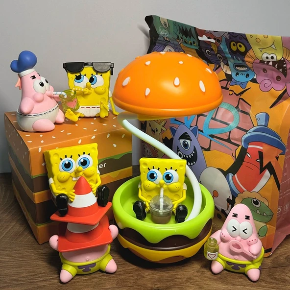 Sünger Bob İyi Arkadaşları Figür Seti - 6'lı - 4