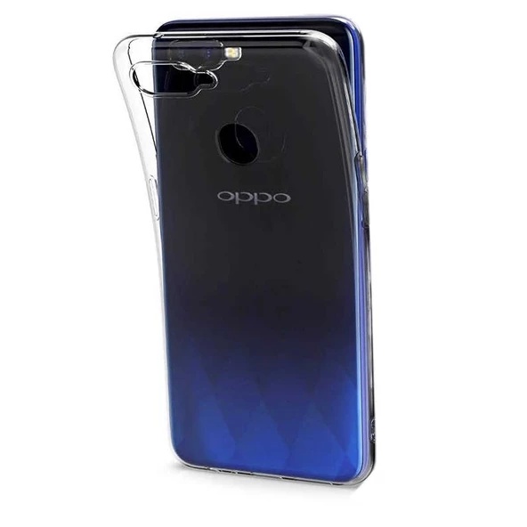 Gpack Oppo Ax7 Kılıf Süper Silikon Yumuşak Arka KorumaNano Glass