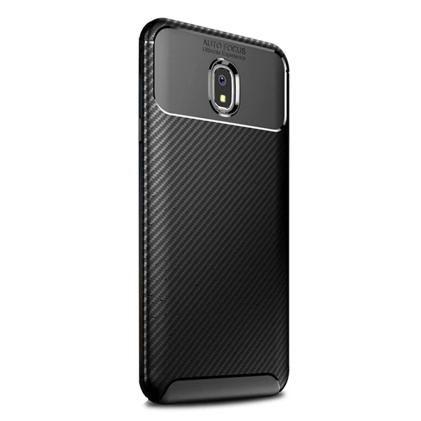 Gpack Xiaomi Redmi 8A Kılıf Negro Karbon Dizayn SilikonNano Glass - 5