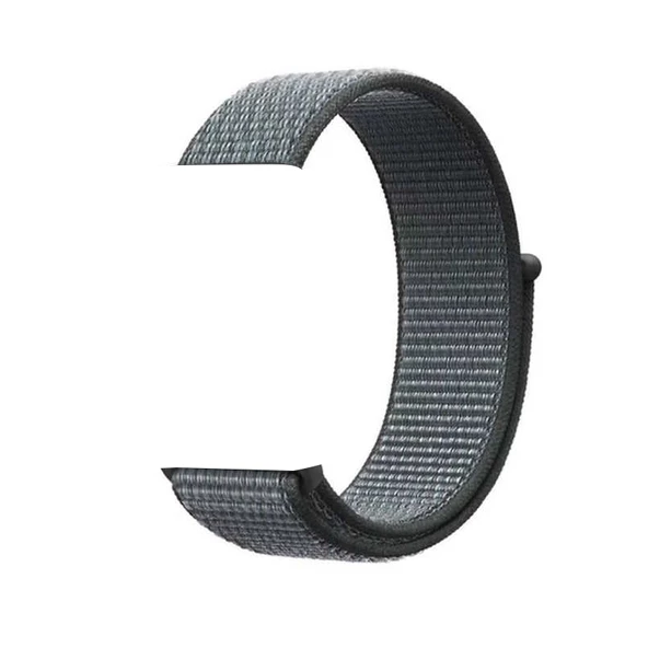 Gpack Apple Watch 44mm Kılıf Kumaş CırtCırt Kordon Velcro - 5