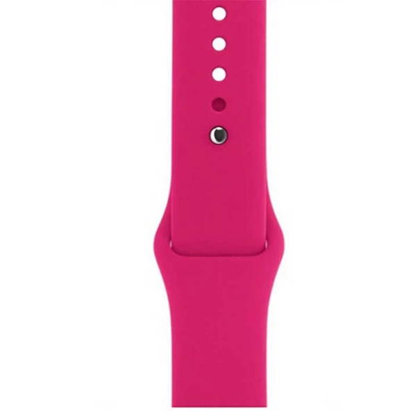Gpack Apple Watch 44mm Kılıf Silikon Kordon Düz Renkli KRD 11 - 6