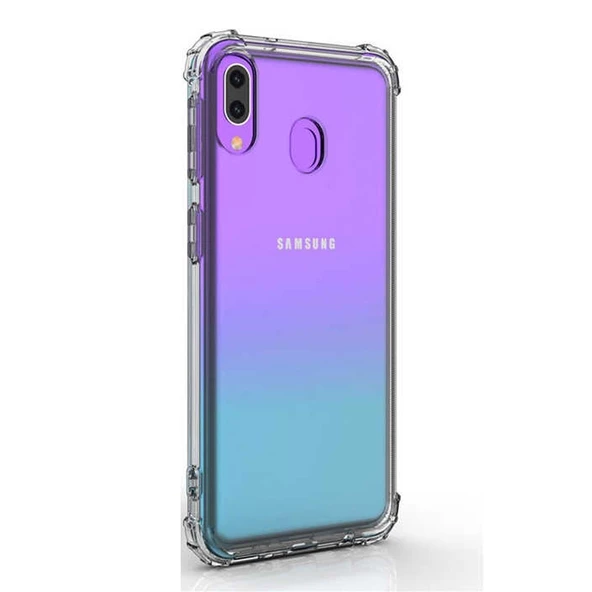 Gpack Samsung Galaxy M10s Kılıf AntiShock Ultra KorumaNano Glass