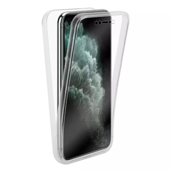 Gpack Apple iPhone 11 Kılıf Ön Arka  Silikon Koruma