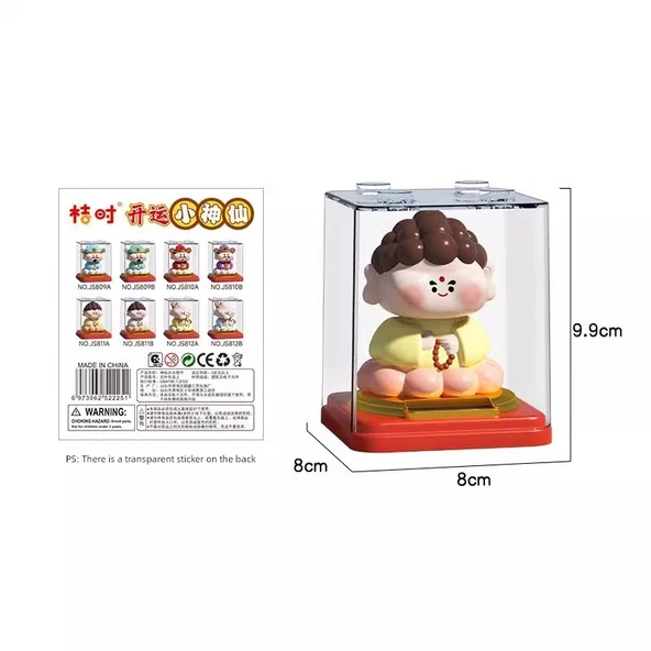 Güneş Enerjili Sallanan Oyuncak - 12cm Yumurta [4'lü Tam Set] - 5