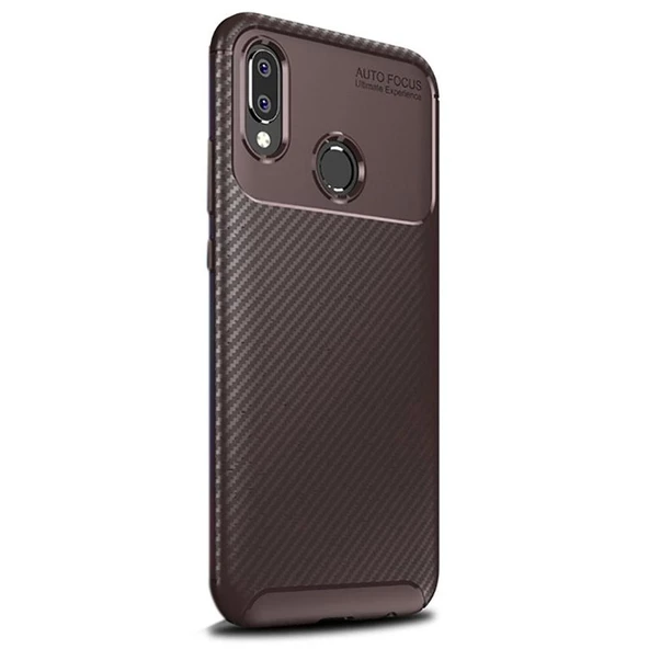 Gpack Samsung Galaxy M10s Kılıf Negro Karbon Dizayn Silikon