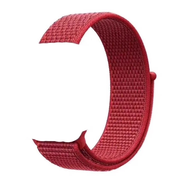 Gpack Apple Watch 44mm Kılıf Kumaş CırtCırt Kordon Velcro - 6