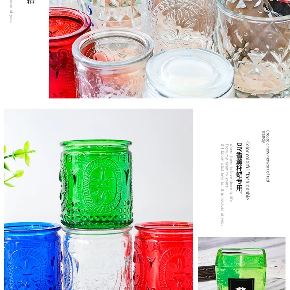 Aromaterapi Mum Bardağı - Özel Plastik Balmumu Kabı - 9