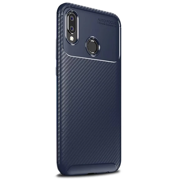 Gpack Samsung Galaxy M10s Kılıf Negro Karbon SilikonNano Glass - 4
