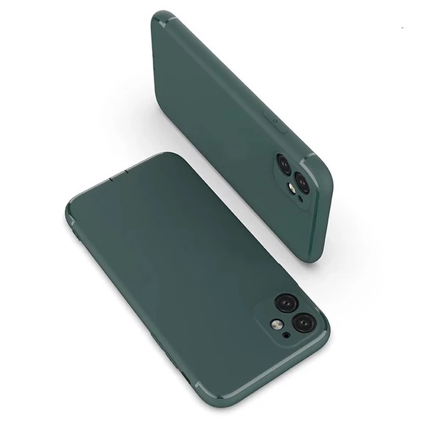 Gpack Apple iPhone 11 Pro Max Kılıf Renkli Tıpalı Kamera Korumalı Silikon Esnek Koruma - 3