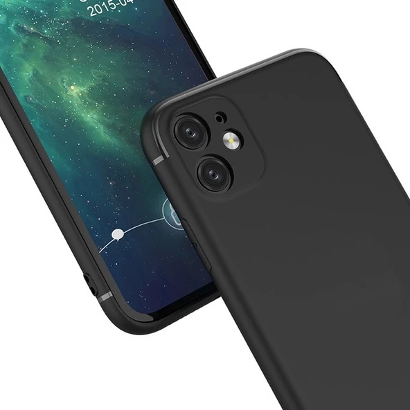 Gpack Apple iPhone 11 Pro Max Kılıf Renkli Tıpalı Kamera Korumalı Silikon Esnek Koruma - 4