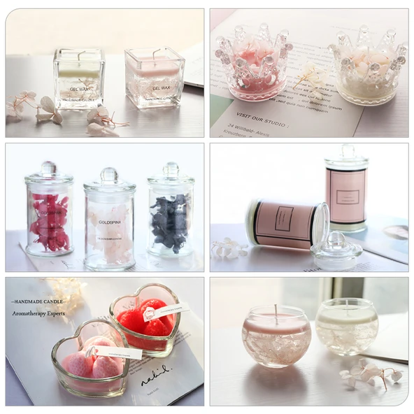 Aromaterapi Mum Bardağı - Özel Plastik Balmumu Kabı - 4