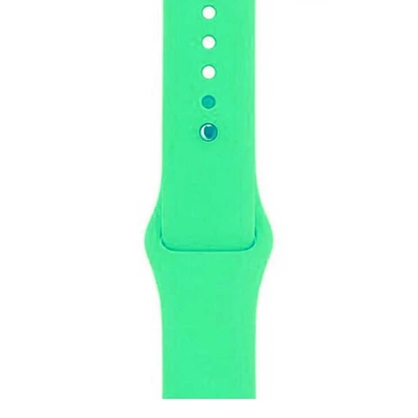 Gpack Apple Watch 44mm Kılıf Silikon Kordon Düz Renkli KRD 11 - 9