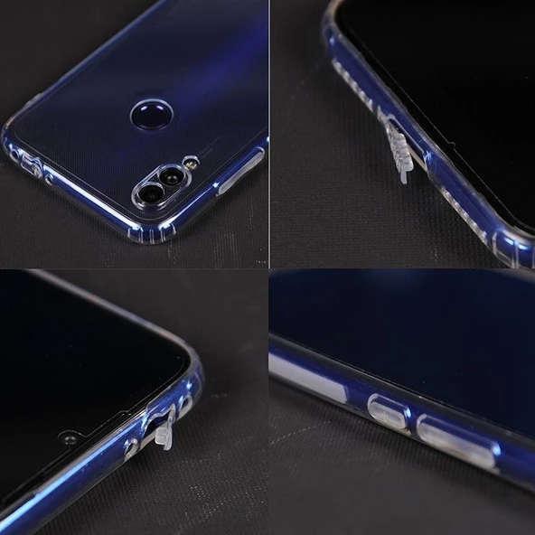Gpack Xiaomi Redmi 8A Kılıf Kamera Korumalı  Silikon Renksiz - 3