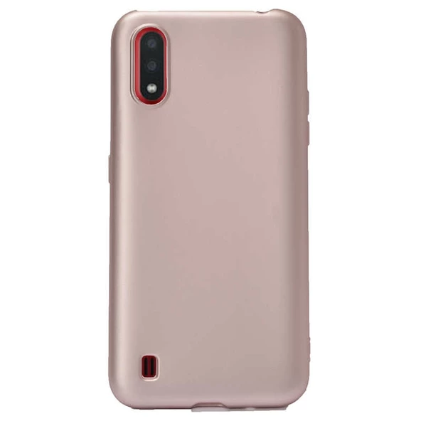 Gpack Samsung Galaxy A01 Kılıf Premier Silikon Esnek Koruma