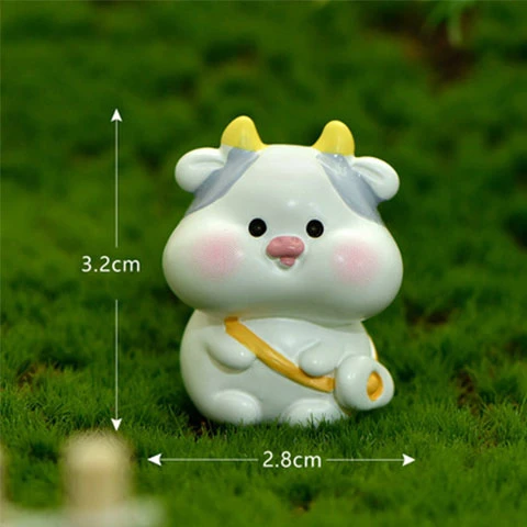 Zodyak Dekorasyon Mini Reçine Figür - Horoz - 9