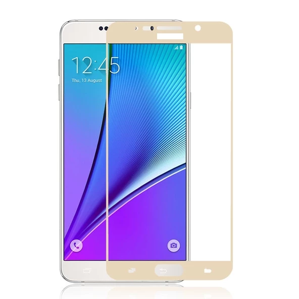 Gpack Samsung Galaxy Note 5 Esnek Full Kapatan Fiber Nano Ekran Koruma