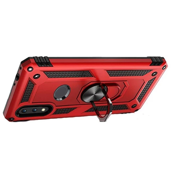 Gpack Huawei Y6s 2019 Kılıf Vega Standlı Yüzüklü MıknatıslıNano Glass - 4