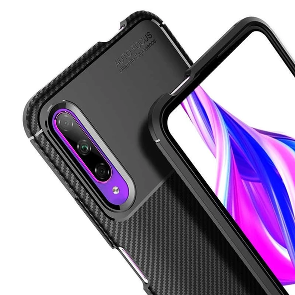 Gpack Huawei P Smart Pro 2019 Kılıf Negro SilikonNano Glass - 3