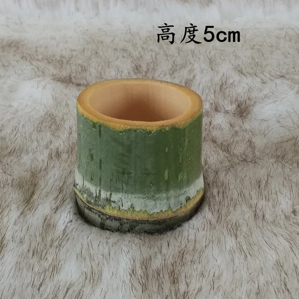 Bambu Tüp Vazo - 5cm Yükseklik - Ekstra Büyük Boy