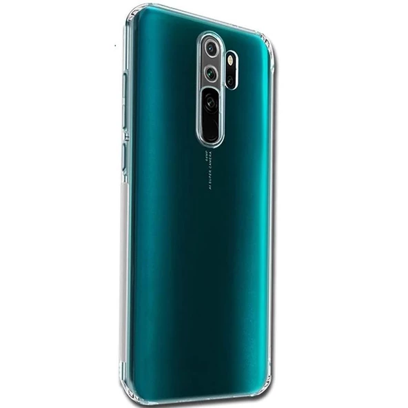 Gpack Xiaomi Redmi Note 8 Pro Kılıf Kamera Korumalı  Silikon Renksiz