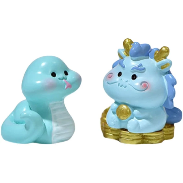 Zodyak Dekorasyon Mini Reçine Figür - Zodyak 2 [stil mesajı] - 6