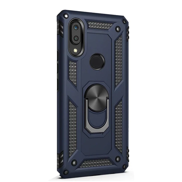 Gpack Huawei Y6s 2019 Kılıf Vega Standlı Yüzüklü MıknatıslıNano Glass - 8