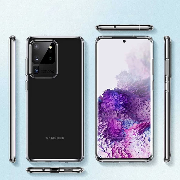 Gpack Samsung Galaxy S20 Ultra Kılıf Süper Silikon Yumuşak Arka Koruma - 2