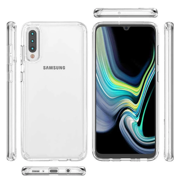 Gpack Samsung Galaxy A30s Kılıf Coss Sert KapakNano Glass - 3