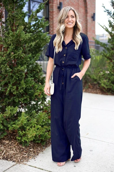 Keten Günlük Büzgülü Tulum ürün görseli