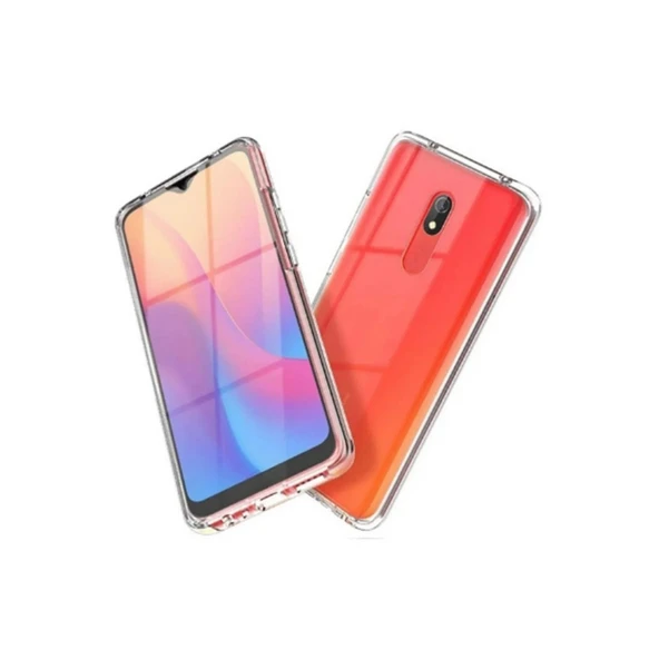 Gpack Xiaomi Redmi 8 Kılıf Ön Arka  Silikon Koruma Renksiz