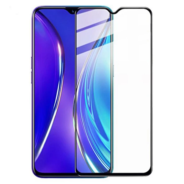 Gpack Realme 3 Pro Full Kapatan Renkli Cam Tam Koruma