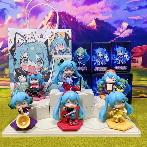 Hatsune Miku Meyve Bandı Serisi Kör Kutu - Mağaza Tavsiyesi Tam Set (6) Hediye Çantalı