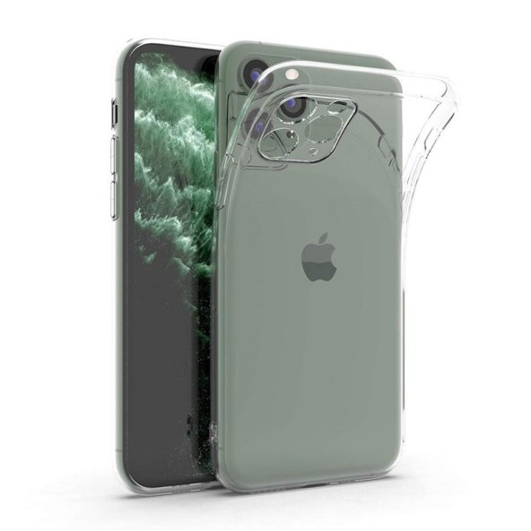 Gpack Apple iPhone 11 PRO Kılıf Kamera Korumalı  Silikon Renksiz