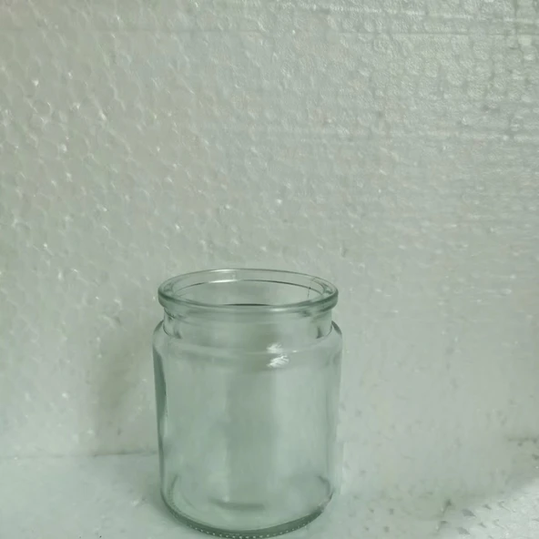 DIY Aromaterapi Mum Kabı - Mantarlı Cam Kavanoz - 200ml Şeffaf (Korksuz Boş Şişe)