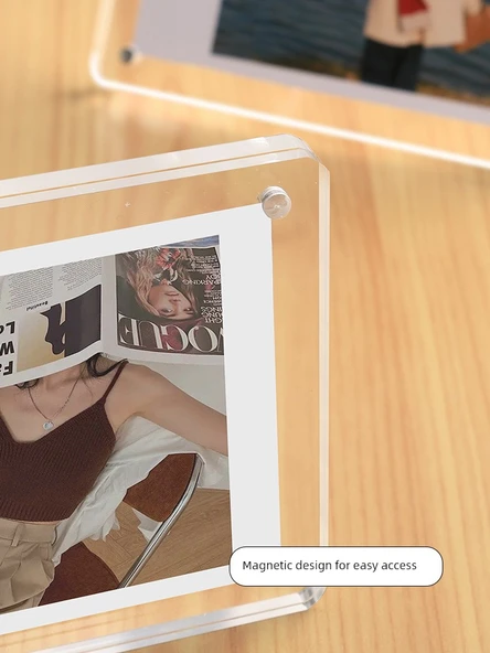 Akrilik Şeffaf Fotoğraf Çerçevesi - 5 inç - 3