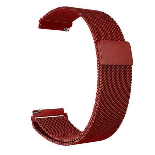 Gpack HONOR Watch Magic 2 46mm Kordon Hasır Metal Örgülü - 5