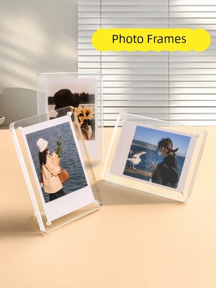 Akrilik Şeffaf Fotoğraf Çerçevesi - 5 inç - 2