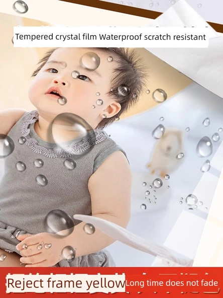 Ejderha Bebek Zhuazhou Masa Üstü Resim Çerçevesi - Kristal Porselen Yüzey 30x15cm - Yakalama Haftası -2 Saray - 2