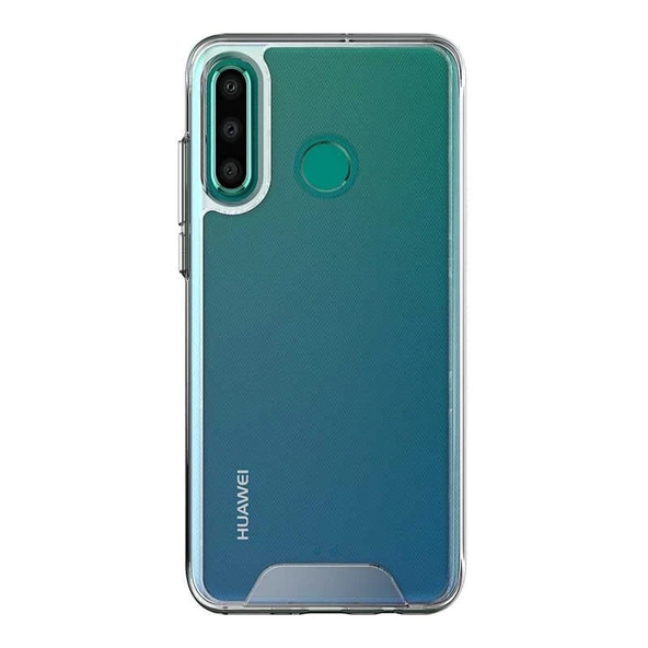 Gpack Huawei P40 Lite E Kılıf Gard Nitro  SilikonNano Glass Renksiz