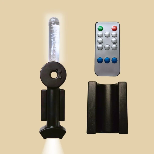 LEDX Çok Fonksiyonlu Duvar Apliği – Kumandalı, USB Şarjlı ürün görseli 1