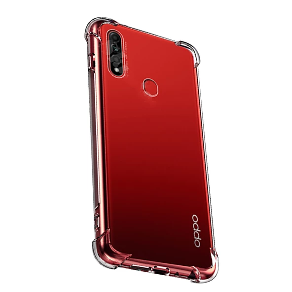 Gpack Oppo A31 Kılıf AntiShock Ultra Koruma Sert KapakNano Glass