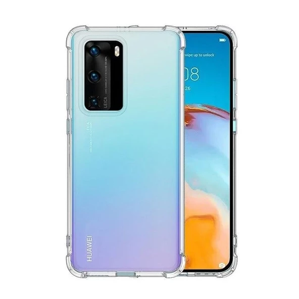 Gpack Huawei P40 Kılıf AntiShock Ultra Koruma Sert Kapak