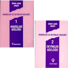İnkılap Kitabevi Atasözleri Ve Deyimler Sözlüğü 2 Kitap Takım Ömer Asım Aksoy(ÇOK TEMİZ İKİNCİ EL)
