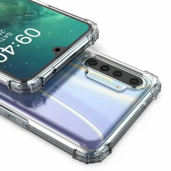 Gpack Samsung Galaxy A21 Kılıf AntiShock Sert KapakNano Glass - Resim 3