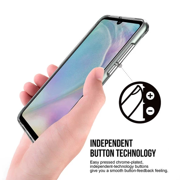 Gpack Huawei P40 Lite E Kılıf Gard Nitro SilikonNano Glass Renksiz - 3