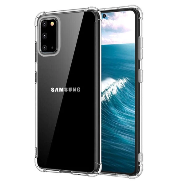 Gpack Samsung Galaxy A31 Kılıf AntiShock Sert KapakNano Glass